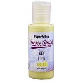 PaperArtsy Fresco Finish Chalk Acrylics Key Lime Semi-Opaque (FF127)