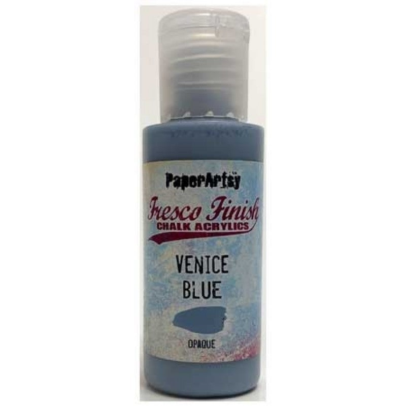 PaperArtsy Fresco Finish Chalk Acrylics Venice Blue Opaque (FF133)