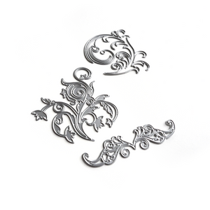 Elizabeth Craft Designs Everything's Blooming Collection Fancy Flourishes Die Set (2021)