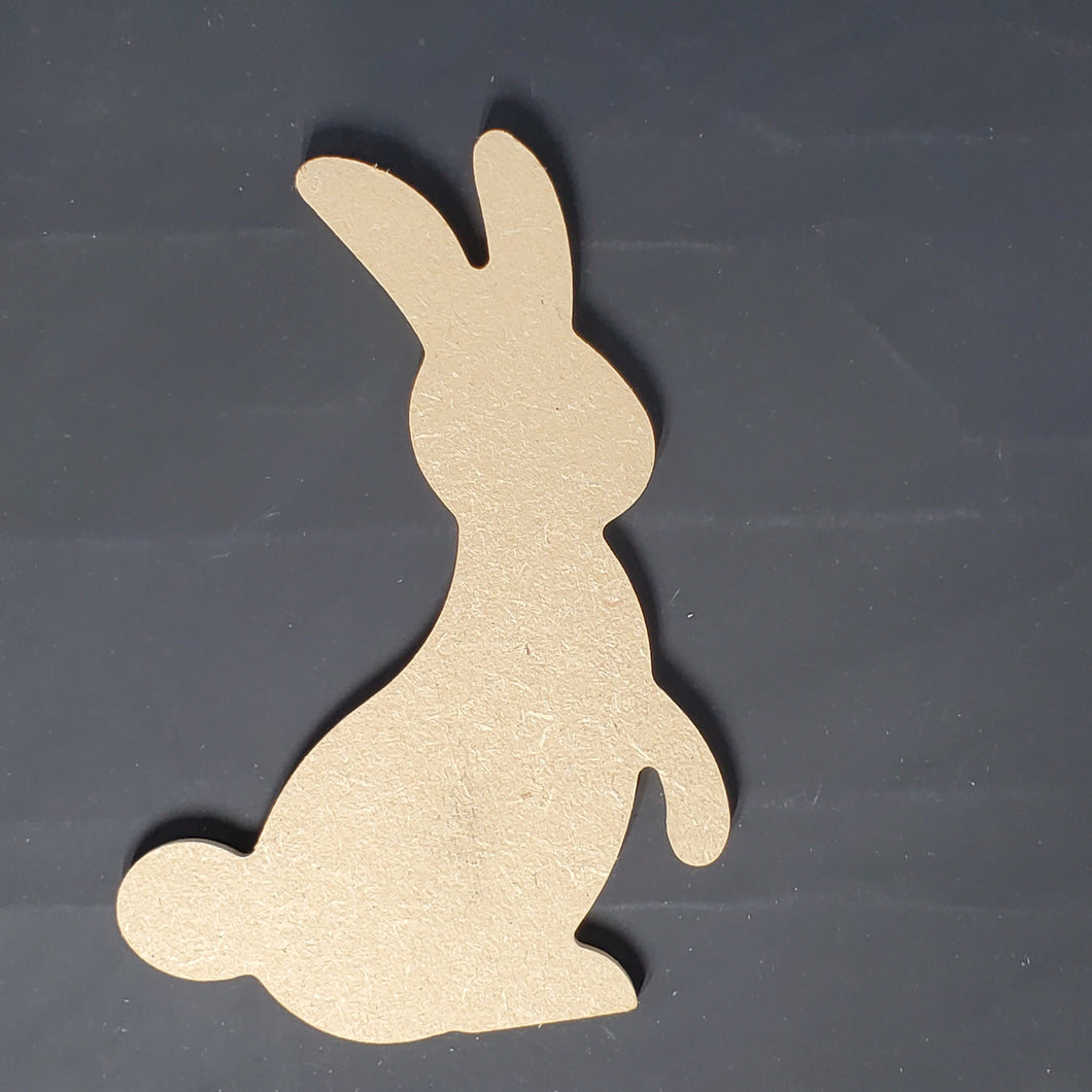 Wooden Die Cut Bunny (175)