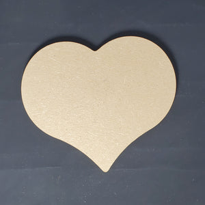 Wooden Die Cut Heart (939)