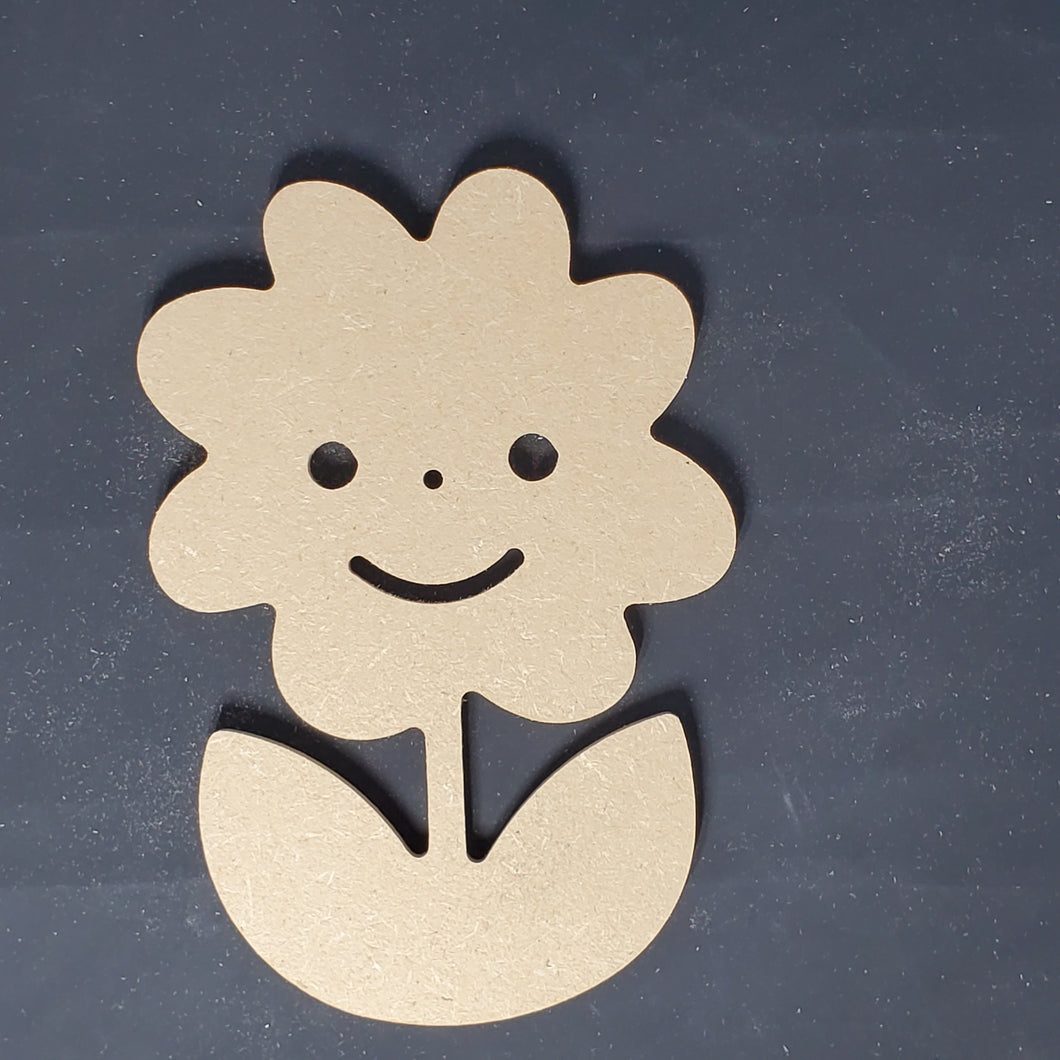 Wooden Die Cut Flower (1287)