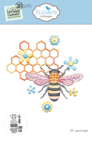 Elizabeth Craft Designs Everything's Blooming Collection Layered Honeybee Die Set (2024)