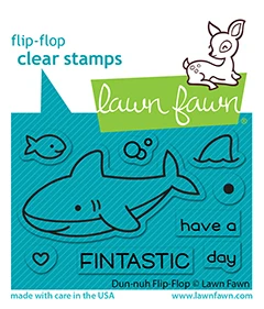 Lawn Fawn Stamp & Die Set Dun-nuh Flip Flop (LF2598)