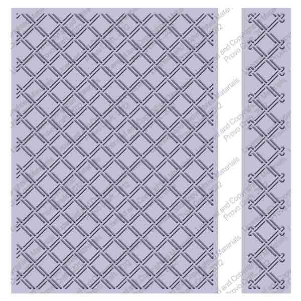 Cuttlebug Embossing Folder Wicker Weave Set (2001269)