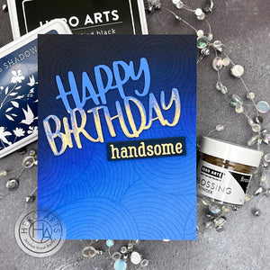 Hero Arts Stamp & Cut XL Birthday (DC287)