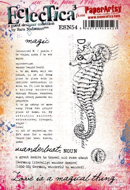 PaperArtsy Stamp Set Magic by Sara Naumann (ESN54)