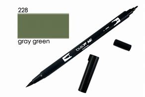 Tombow ABT Dual Brush Pens - Gray Green (ABT-228)