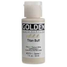 Load image into Gallery viewer, GOLDEN Fluid Acrylics Titan Buff (2370-1)
