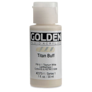 GOLDEN Fluid Acrylics Titan Buff (2370-1)