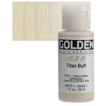 Load image into Gallery viewer, GOLDEN Fluid Acrylics Titan Buff (2370-1)
