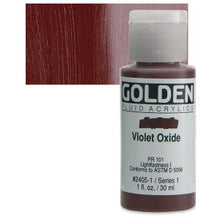 Load image into Gallery viewer, GOLDEN Fluid Acrylics Violet Oxide (2405-1)
