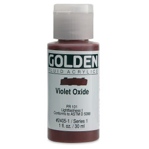 GOLDEN Fluid Acrylics Violet Oxide (2405-1)