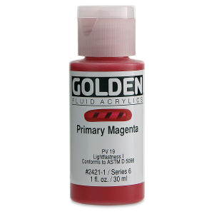 GOLDEN Fluid Acrylics Primary Magenta (2421-1)