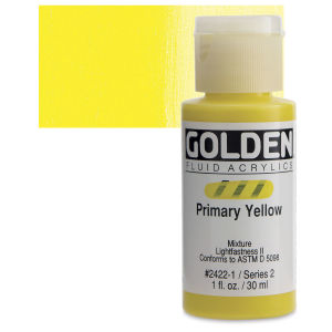 GOLDEN Fluid Acrylics Primary Yellow  (2422B-1)