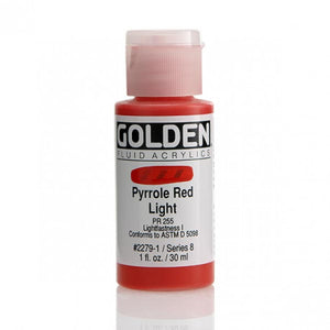 Golden Fluid Acrylics Pyrrole Red Light (2279-1)