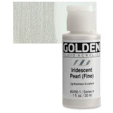 GOLDEN Fluid Acrylics Iridescent Pearl Fine (2456-1)