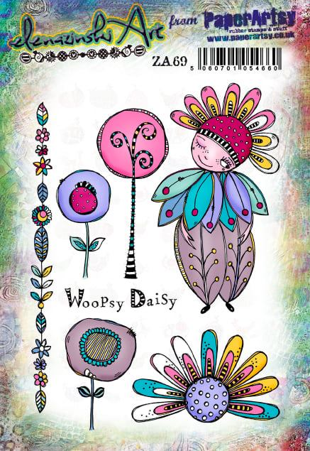 PaperArtsy Stamp Set Whoopsy Daisy designed by ElenaZinski Art (ZA69)