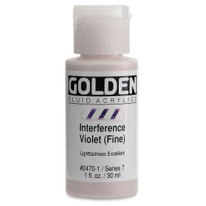 GOLDEN Fluid Acrylics Interference Violet (Fine) (2470-1)