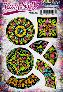 PaperArtsy Rubber Stamp Set Mandala Builder designed by Tracy Scott (TS066)