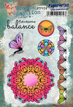 Load image into Gallery viewer, Paper Artsy Stamp Set Flawesome Balance designed by France Papillon (FP024)
