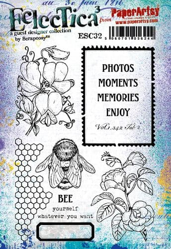 PaperArtsy Stamp Set Bee Yourself designed by Scrapcosy (ESC32)