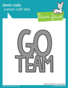 Lawn Fawn Lawn Cuts Die Set Giant Go Team (LF2883)