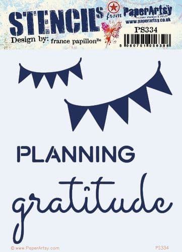 Paper Artsy Stencil Planning designed by France Papillon (PS334)