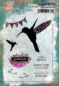 Paper Artsy Stamp Set Slow Down designed by France Papillon (FP026)