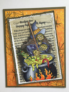 Stampendous! Fran's Cling Rubber Stamps Frog Stew (CRP304)