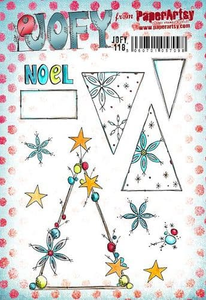 PaperArtsy Rubber Stamp Set Noel designed by Jo Firth-Young (JOFY118)