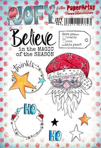 PaperArtsy Rubber Stamp Set Believe designed by Jo Firth-Young (JOFY121)