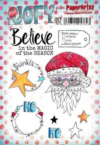 PaperArtsy Rubber Stamp Set Believe designed by Jo Firth-Young (JOFY121)