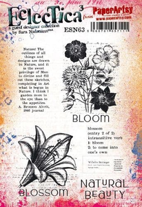 PaperArtsy Stamp Set Bloom by Sara Naumann (ESN63)