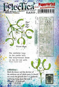 PaperArtsy Electica3 Rubber Stamp Mistletoe by Alison Bomber (EAB29)