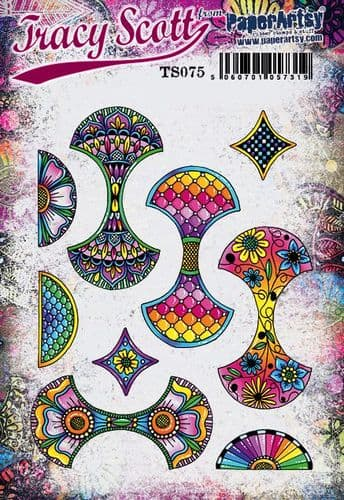 PaperArtsy Rubber Stamp Set designed by Tracy Scott (TS075)