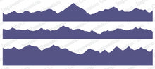 Load image into Gallery viewer, Impression Obsession Rubber Stamps Slim Scenes Large Mountain Layers (3226-LG)
