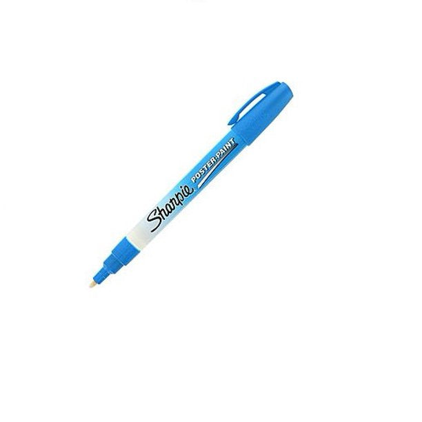 Sharpie Poster Paint Pen Fine Point Fluorescent Blue