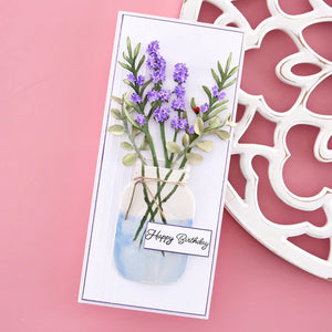 Spellbinders Paper Arts Victory Garden Collection Mason Jar and Lavender Die Set (S6-207)