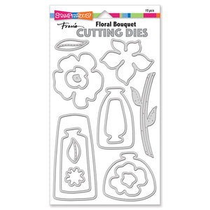 Stampendous Fran's Clear Stamp & Die Set Floral Bouquet (DCP1022)