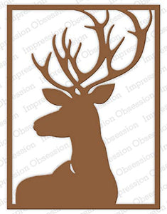 Impression Obsession Die Deer Frame (DIE737-YY)