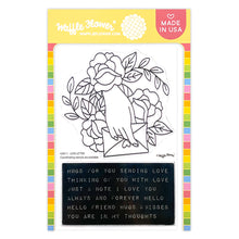 Load image into Gallery viewer, Waffle Flower Love Letter Stamp &amp; Stencil Set
