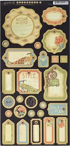 Graphic 45 Artisan Style Collection - Chipboard 1 (4501119)