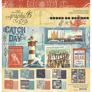 Graphic 45 Catch of the Day 12x12 Collection Pack (4502176)