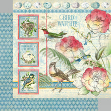 Load image into Gallery viewer, Graphic 45 Bird Watcher Collection 12X12 Scrapbook Paper - Bird Watcher (4502202)
