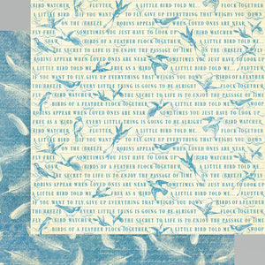 Graphic 45 Bird Watcher Collection 12X12 Scrapbook Paper - Feather Your Nest (4502208)