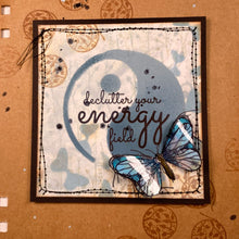 Load image into Gallery viewer, Paper Artsy Stamp Set Declutter Your Energy Field designed by France Papillon (FP023)
