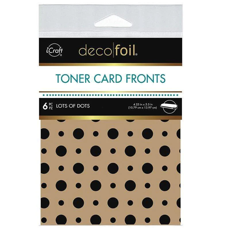 Deco Foil Toner Card Fronts Lots of Dots (5569)