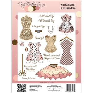 Cindy Echtinaw Designs Stamp Set All Dolled Up & Dressed Up