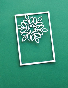 Birch Press Design Mini Snowflake Frame Layer A (57391)